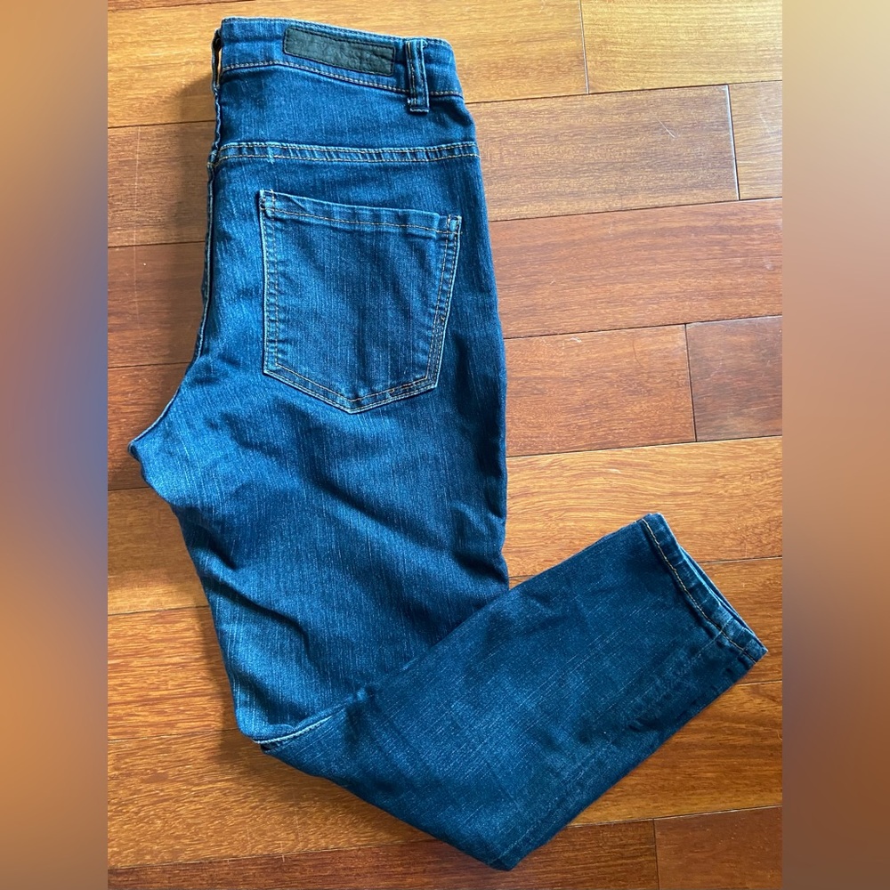 Liverpool Jeans Company Abby Ankle Skinny Size 6 Petit dark Indigo Wash